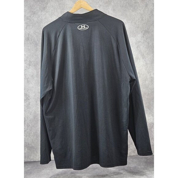 Under Armour Men Fit Heat Gear Loose Half Zip Collar Neck Long Sleeve Shirt 2XL - Picture 5 of 7